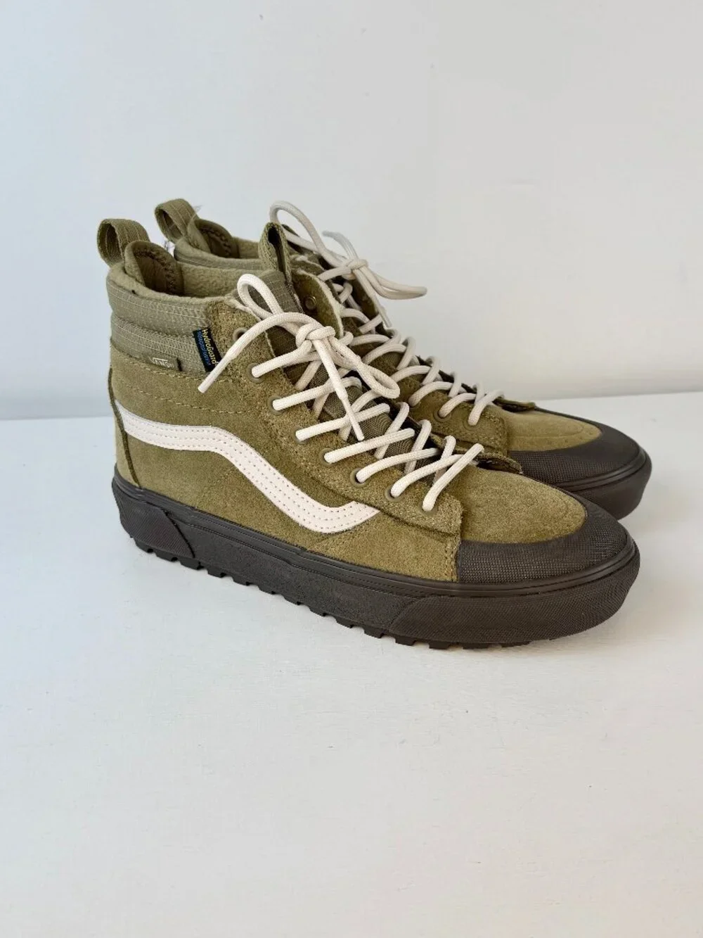 M8, W9.5 - Vans MTE Sk8-Hi Waterproof Insulated Boots - Olive Drab